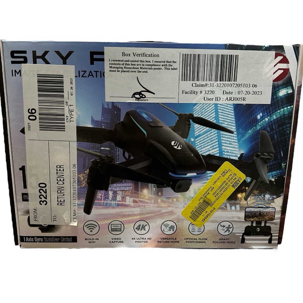 New 4K Sky Flow Image Stabilization Drone Built in WiFi